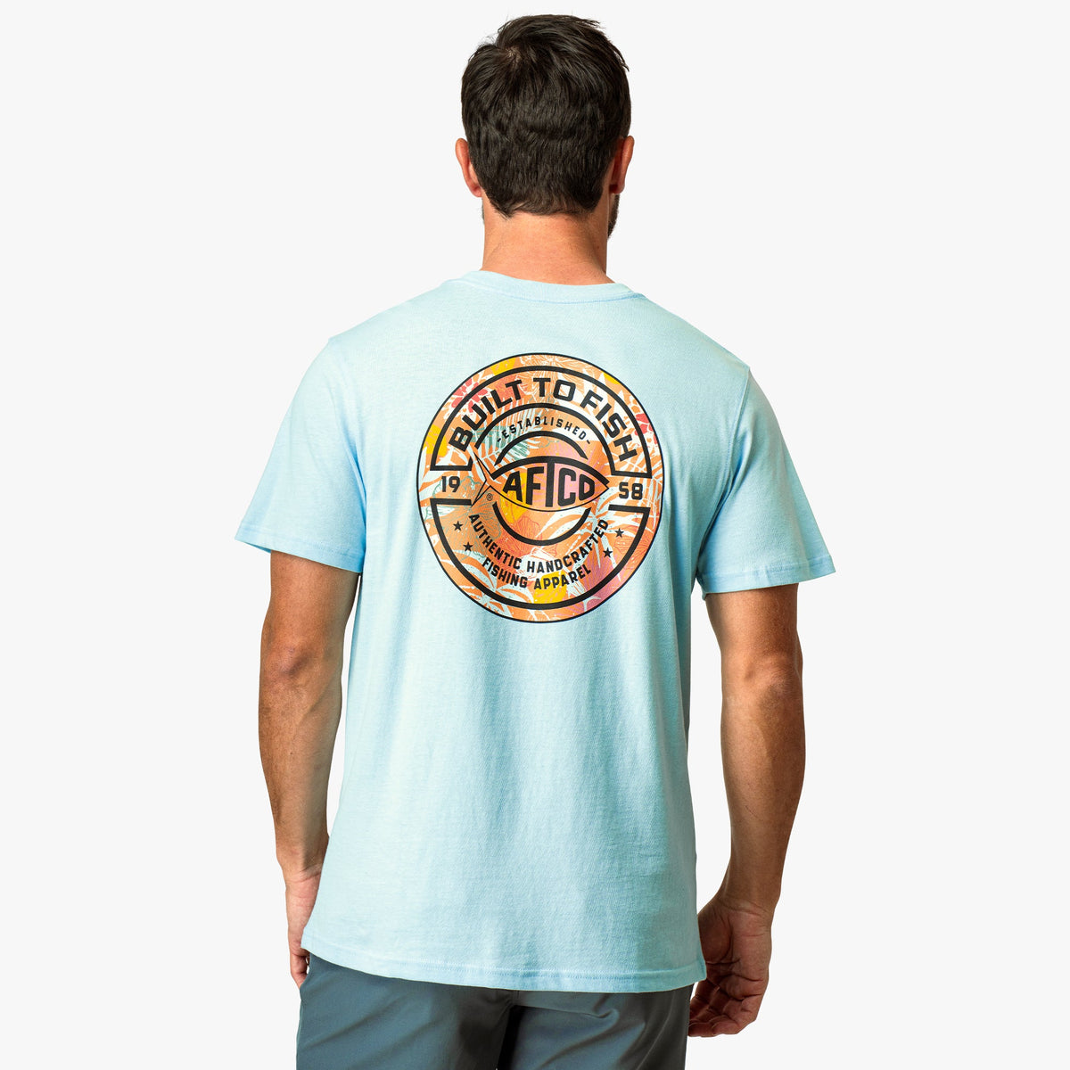 Tropics Short Sleeve Men's Fishing T-Shirt