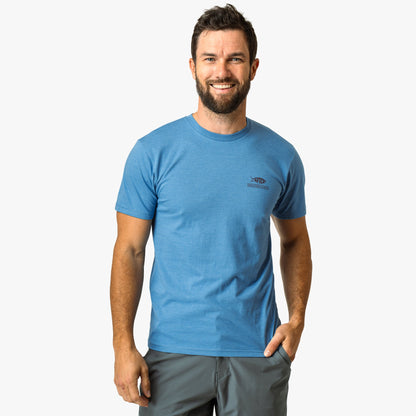 Grass Flat Short Sleeve Men's Fishing T-Shirt