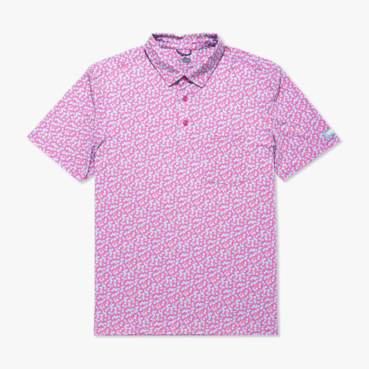 Qualifier Printed Performance Polo Shirt