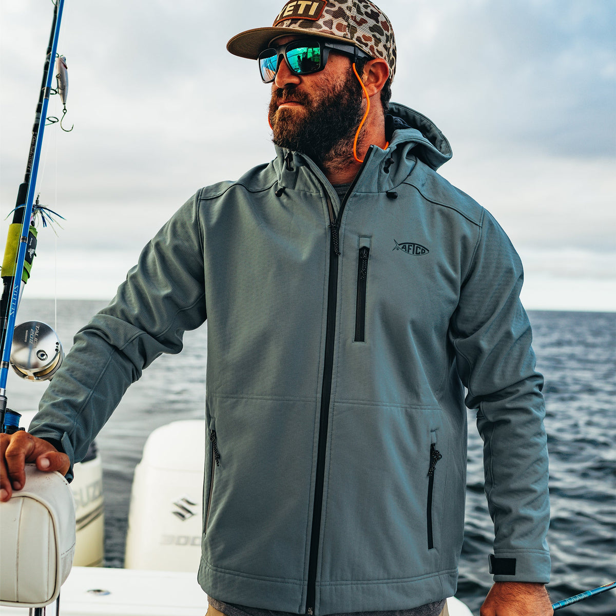 Reaper Softshell Zip Up Jacket