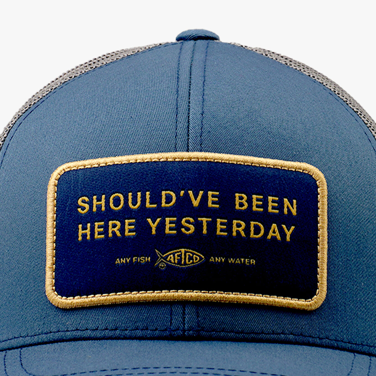 Should've Been Here Yesterday Fishing Trucker Hat