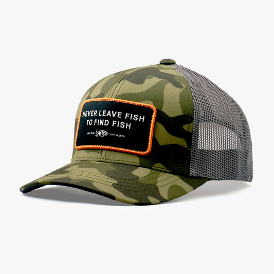 Never Leave Fish to Find Fish Trucker Hat