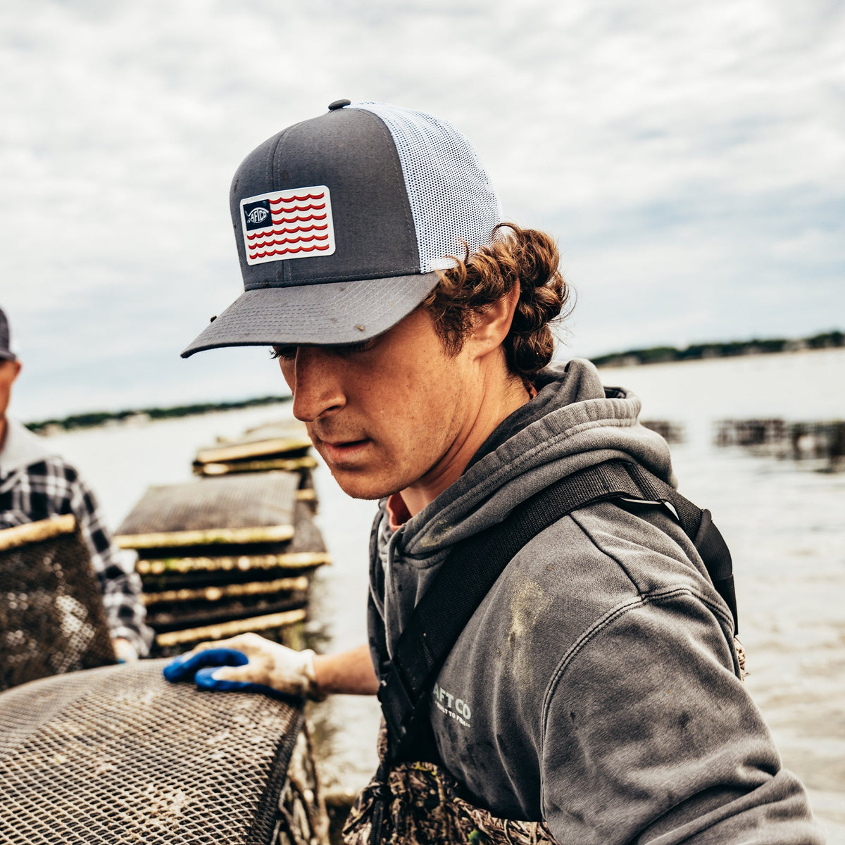 Canton American Fishing Trucker Hat