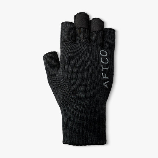 Warm Wool Fingerless Cold Weather Fishing Gloves