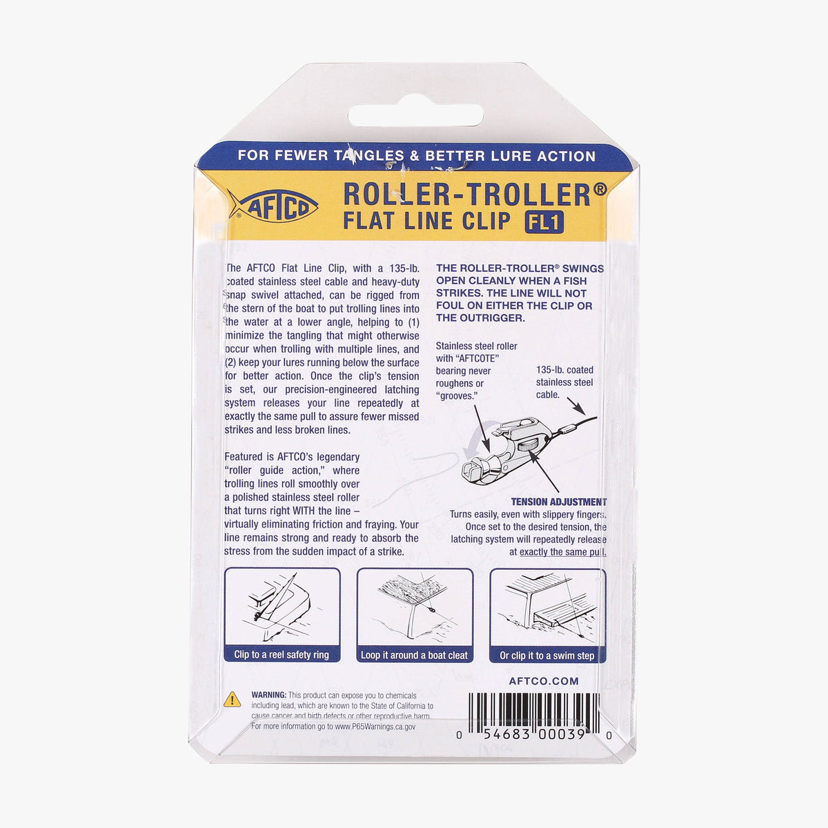 Roller-Troller Flat Line Clips
