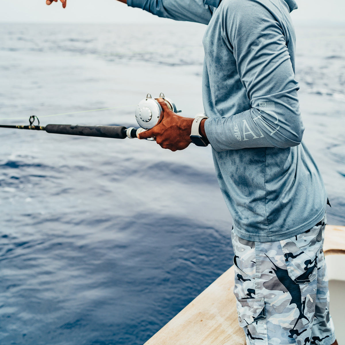 Tactical Camo Fishing Shorts - AFTCO
