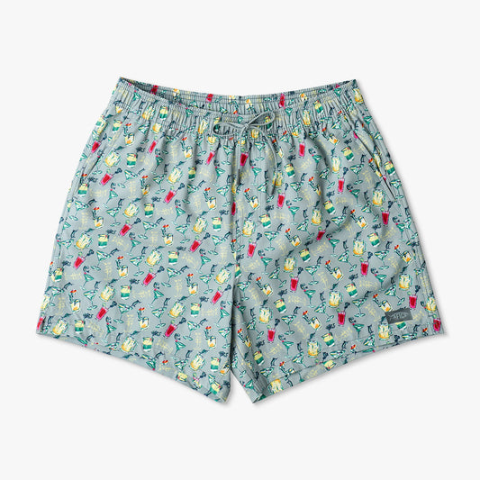 Strike Printed Swim Trunks