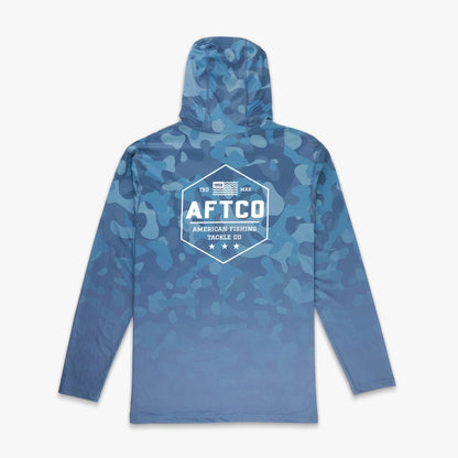 OG Camo UVX LS Hooded Fishing Shirt