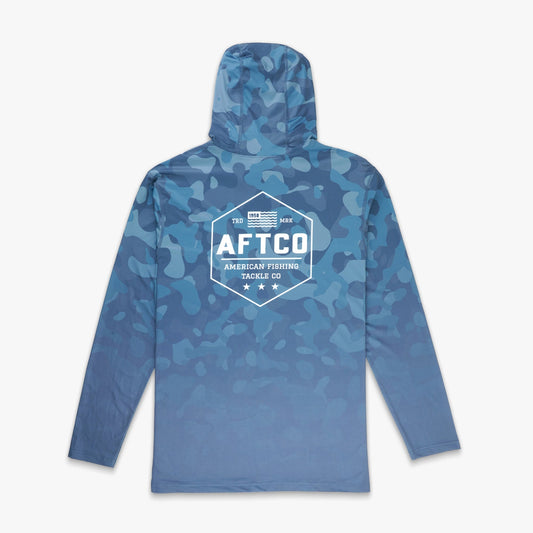 OG Camo UVX LS Hooded Fishing Shirt