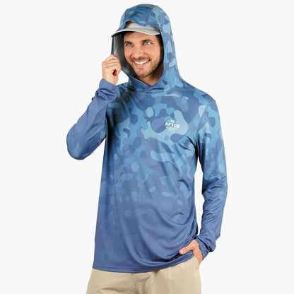 OG Camo UVX LS Hooded Fishing Shirt