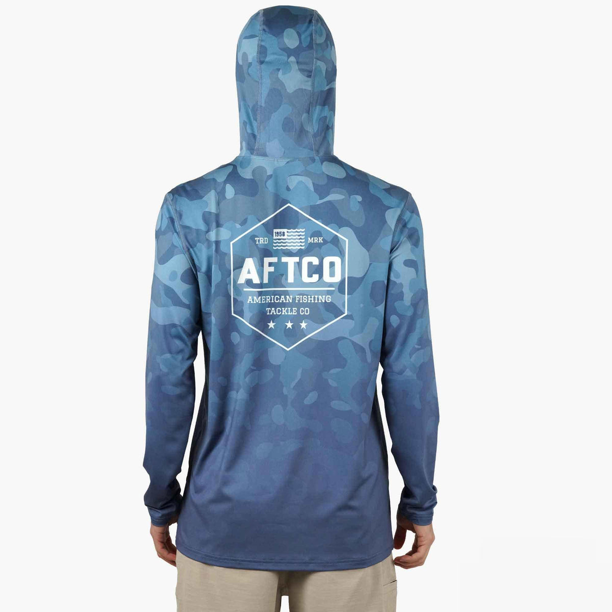 OG Camo UVX LS Hooded Fishing Shirt