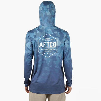 OG Camo UVX LS Hooded Fishing Shirt