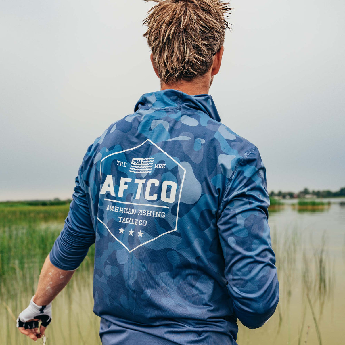 OG Camo UVX LS Hooded Fishing Shirt