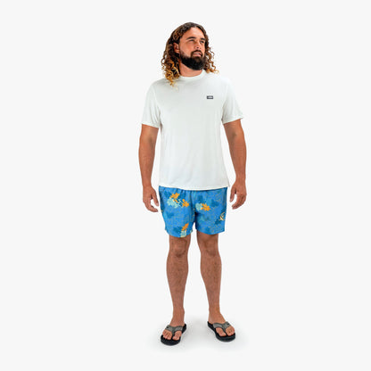 Strike Printed Swim Trunks