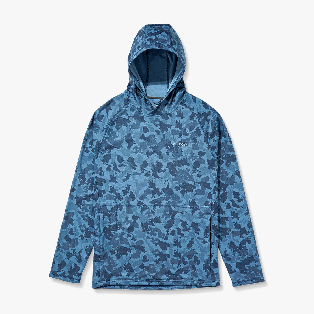 Coastal Layer Printed Camo Fishing Hoodie