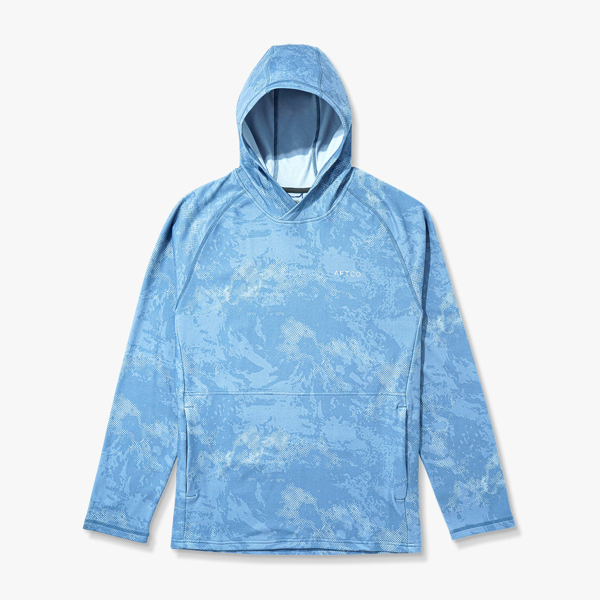 Coastal Layer Printed Camo Fishing Hoodie