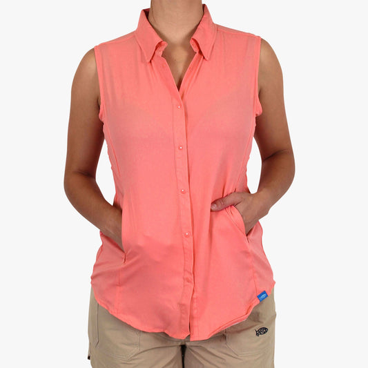 Women's Wrangle Sleeveless Button Down Shirt