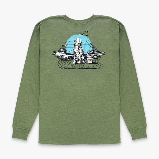 Bucket Long Sleeve Fishing Tee Shirt